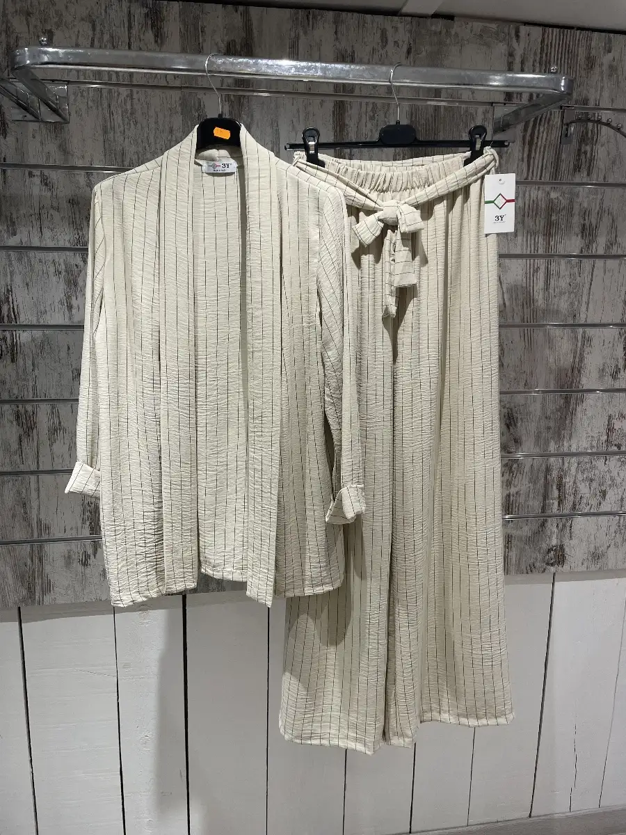 Ensemble Deux Pièces à Rayures